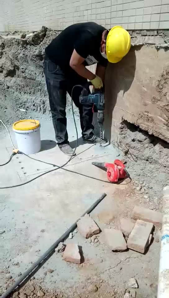 七台河新旧混凝土植筋连接加固